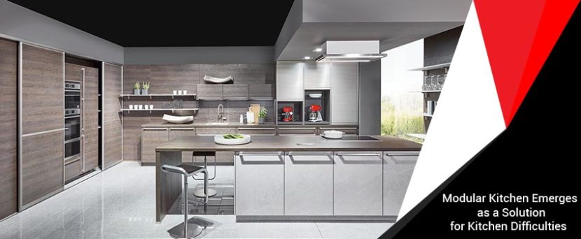 Modular Kitchen Emerges as a Solution for Kitchen Difficulties