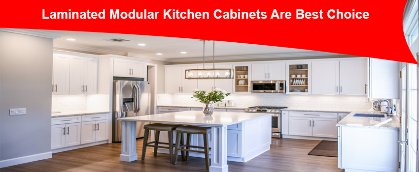 Laminated Modular Kitchen Cabinets Are Best Choice