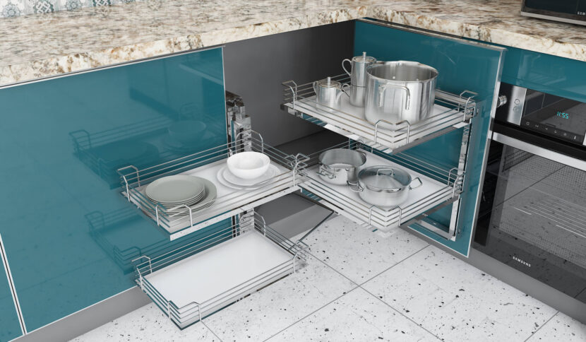 Modular Kitchen Helps to Expand Storage Capacity