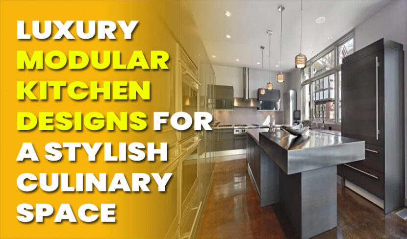Luxury Modular Kitchen Designs for a Stylish Culinary Space
