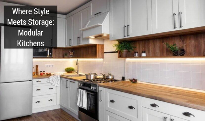 Where Style Meets Storage: Modular Kitchens